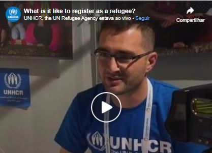 How do Syrian refugees register in Jordan?