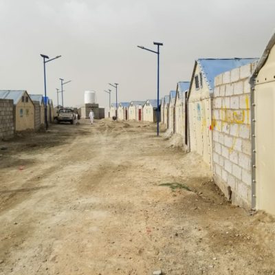 Yemen. Refugee Housing Units protect displaced Yemenis from cold weather