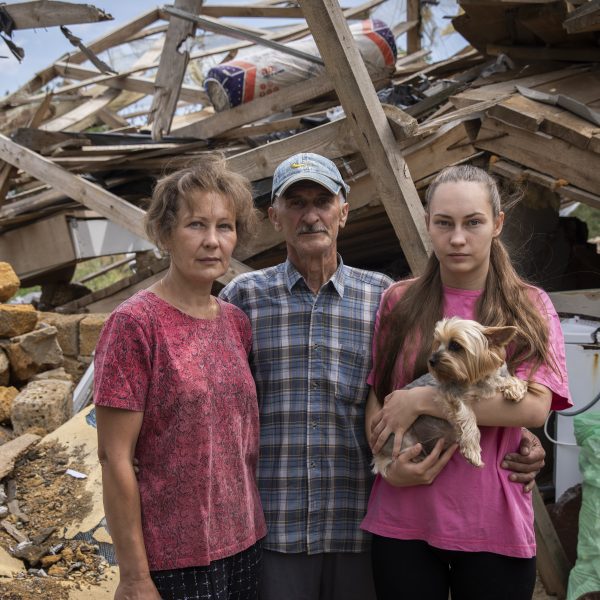 Home is destroyed, but family bond standing strong