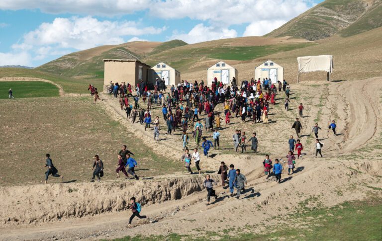 afghanistan. unhcr help to create thriving village for formerly displaced afghans