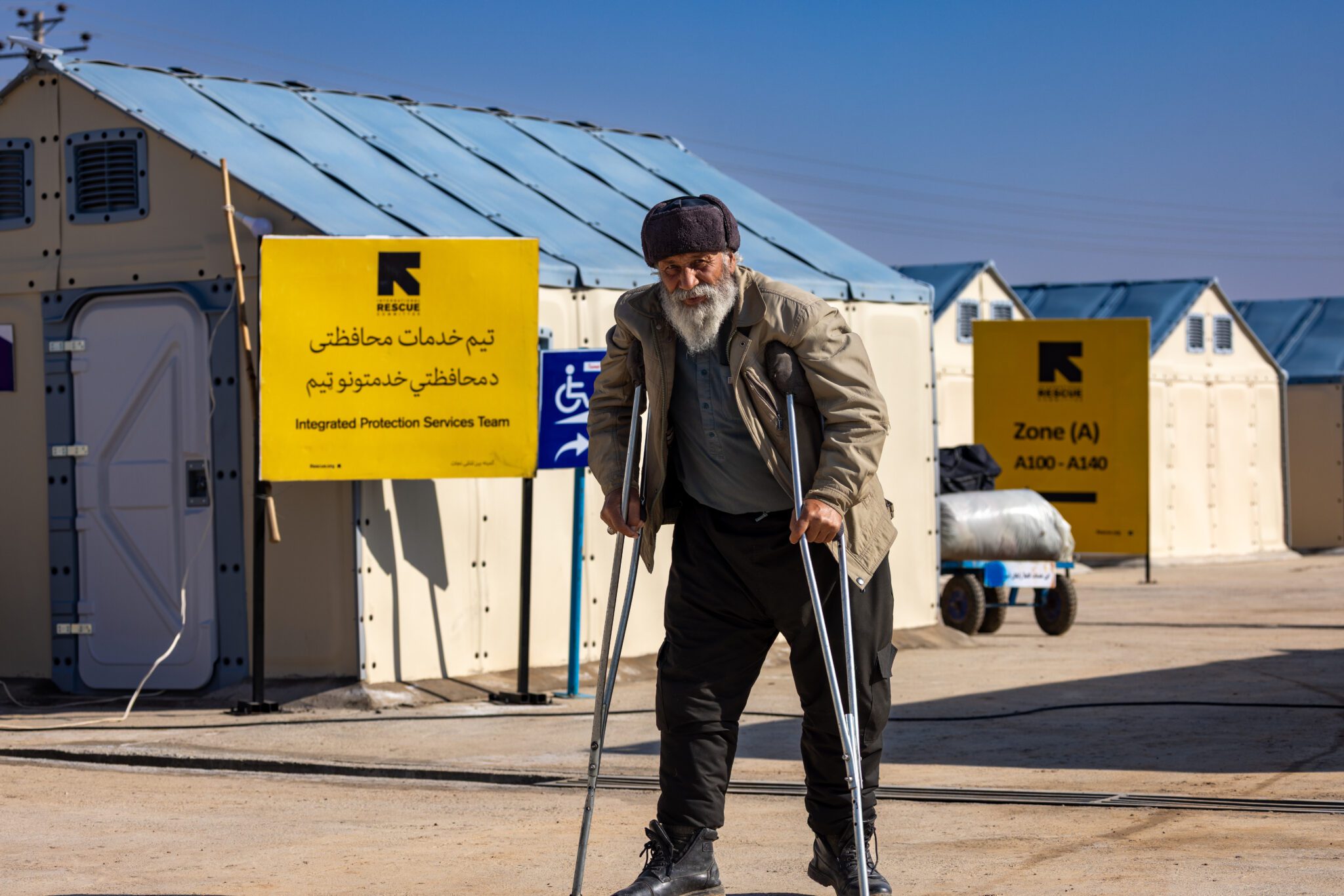 Support at the border for families returning to Afghanistan temporary facility center at islam qala for returnees coming fro