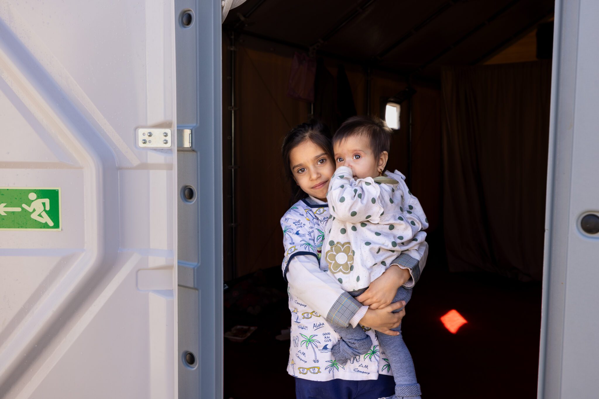 Support at the border for families returning to Afghanistan temporary facility center at islam qala for returnees coming fro