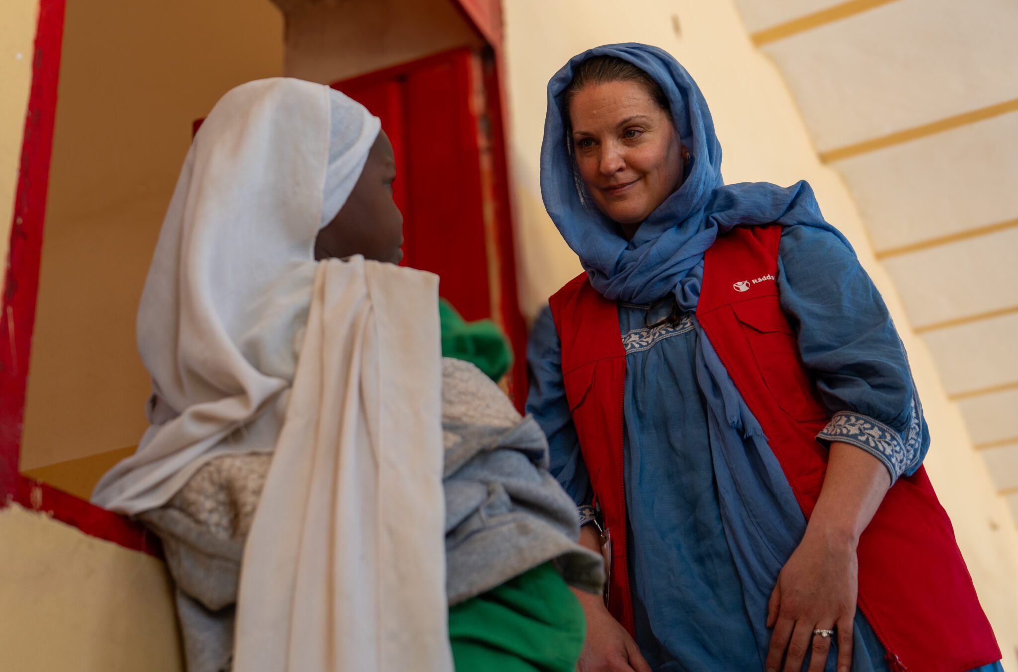 cecilia engaging with a child outdoor