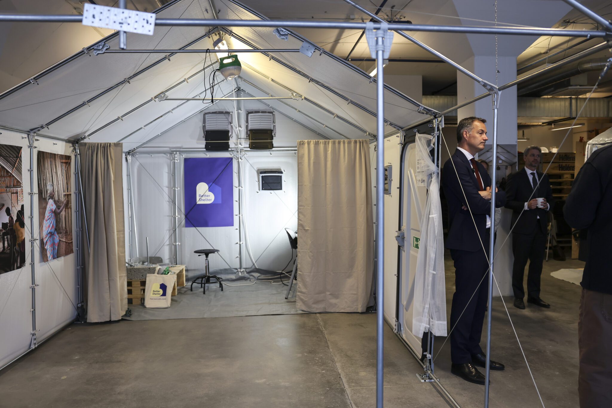 UNDP Administrator visits Better Shelter development site in Stockholm after Gaza visit alexander de croo undp 8412